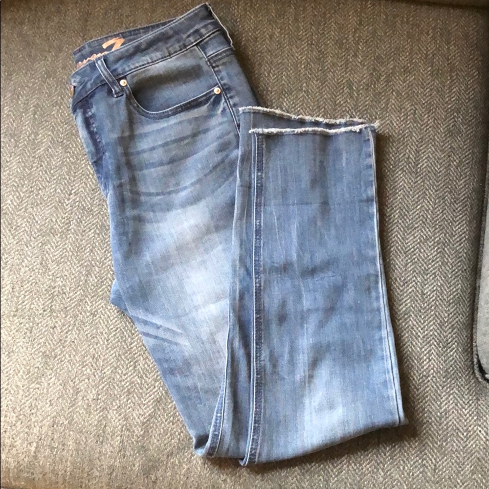 Seven7 high rise slim straight